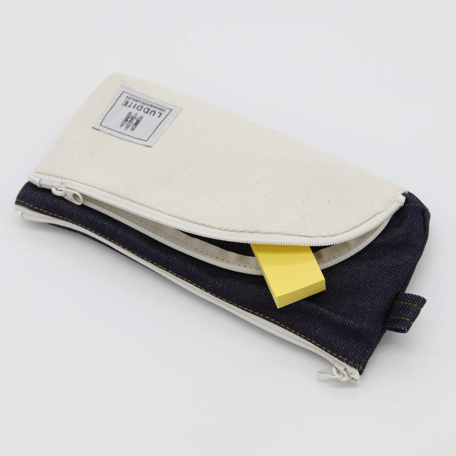 Amazon | ラダイト ラインペンケース L 岡山デニム ナチュラル LDHD